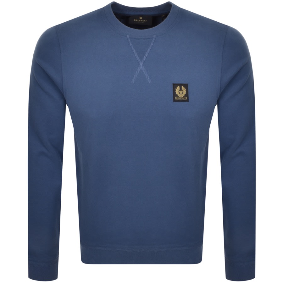 Alternative Image for ProductBelstaff Crew Neck Sweatshirt Blue1
